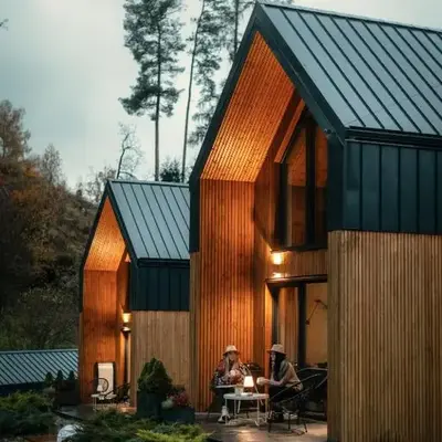 Hill & Chill Kudowa Zdrój - nowoczesne stodoły ze strefą SPA