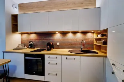 Kuchnia lub aneks kuchenny w obiekcie LAGUNA Apartament Polanica Residence 38 z garażem SPA