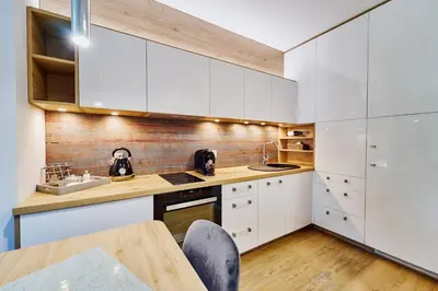 Kuchnia lub aneks kuchenny w obiekcie LAGUNA Apartament Polanica Residence 38 z garażem SPA