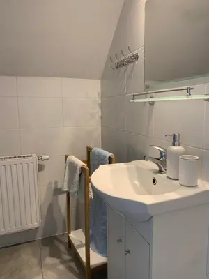 Łazienka w obiekcie Pokoje gościnne Ścibórz