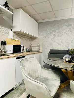 Kuchnia lub aneks kuchenny w obiekcie Domek Zielone Centrum