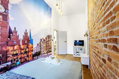 Telewizja i/lub zestaw kina domowego w obiekcie Rynek 3 Old Town