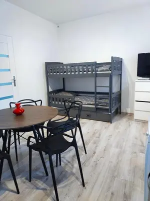 Łóżko lub łóżka w pokoju w obiekcie Apartament Przy rynku