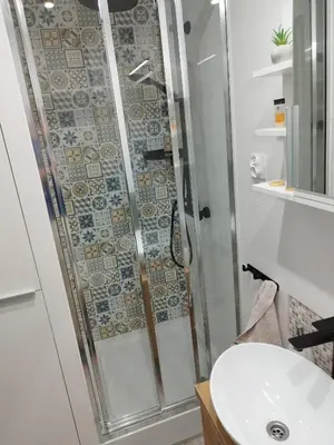 Łazienka w obiekcie Apartament w Lądku Zdroju przy Rynku