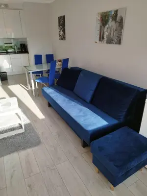 Część wypoczynkowa w obiekcie Apartament w Lądku Zdroju przy Rynku