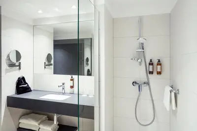 Łazienka w obiekcie Q Hotel Plus Wrocław Bielany
