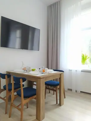 Telewizja i/lub zestaw kina domowego w obiekcie Apartament FANABERIA Lądek Zdrój