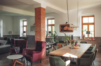 Część wypoczynkowa w obiekcie Chata w Stołowych