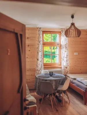 Część wypoczynkowa w obiekcie Chata w Stołowych