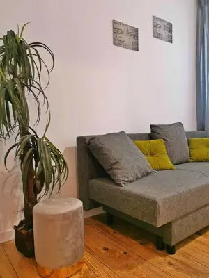 Część wypoczynkowa w obiekcie Green Apartment Szczawno Zdrój