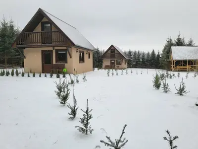 Obiekt Świerkowy Zakatek zimą