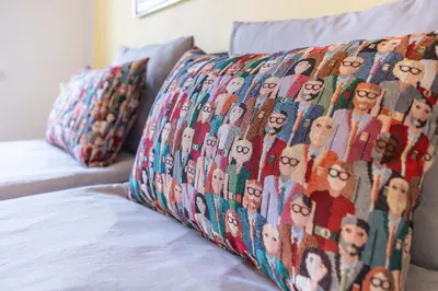 Łóżko lub łóżka w pokoju w obiekcie Apartament Domo