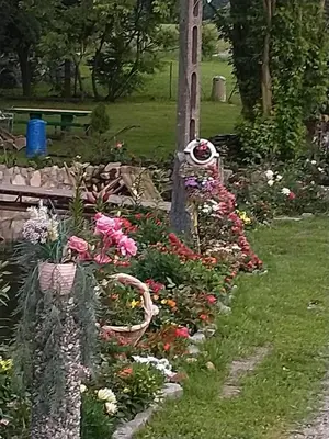Ogród w obiekcie Altana całoroczna Vira numer 7 Herbergerówka Agroturystyka na wsi
