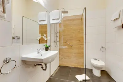 Łazienka w obiekcie Hotel Diament Plaza Gliwice