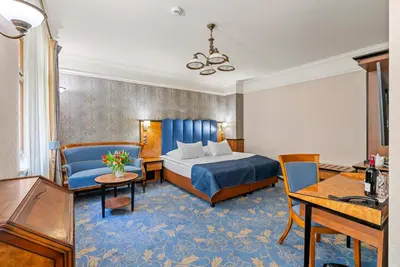 Łóżko lub łóżka w pokoju w obiekcie Hotel Diament Plaza Gliwice