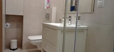 Łazienka w obiekcie Apartamenty Pod Lasem