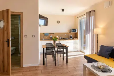 Kuchnia lub aneks kuchenny w obiekcie Apartamenty Stołowe
