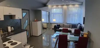 Kuchnia lub aneks kuchenny w obiekcie Pogodny Apartament