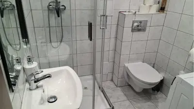 Łazienka w obiekcie Spokojny Wypoczynek 5