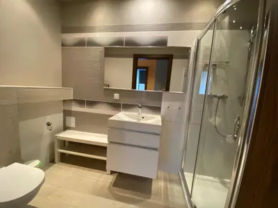 Łazienka w obiekcie Apartament Caminski Dębowa