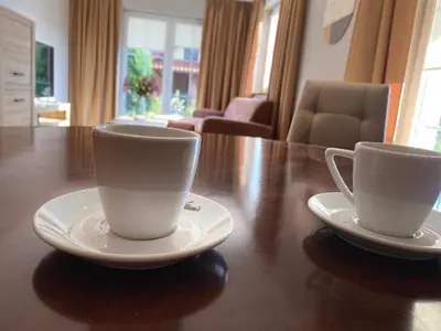 Część wypoczynkowa w obiekcie Apartament Caminski Dębowa