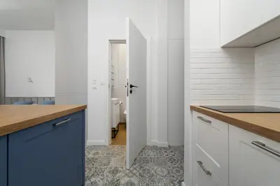 Kuchnia lub aneks kuchenny w obiekcie Old Town Studio by Noclegi Renters