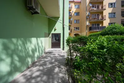 Budynek, w którym mieści się apartament