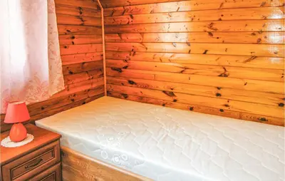 Łóżko lub łóżka w pokoju w obiekcie Holiday Home Sobòtka Pod Debami