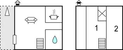 Plan piętra w obiekcie Holiday Home Sobòtka Pod Debami