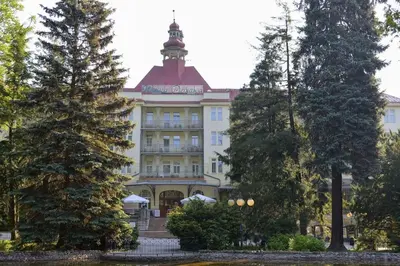 Ogród w obiekcie Apartament przy deptaku i Parku Zdrojowym - Polanica Zdrój