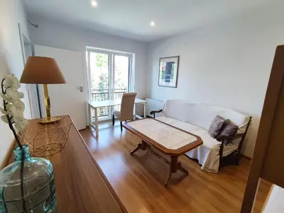 Część wypoczynkowa w obiekcie Apartament GórnyŚląsk blisko jeziora - 120qm - 3 sypialnie z parkingiem i klimatyzacją - Flat UpperSilesia with Parking & air conditioning - Ferienwohnung OberSchlesien mit 3 Schlafzimmern inklusive Parkplatz und Klima - Nähe Badesee und Sandstrand