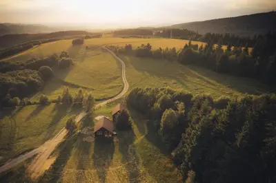 Przyroda w pobliżu tego domu wakacyjnego