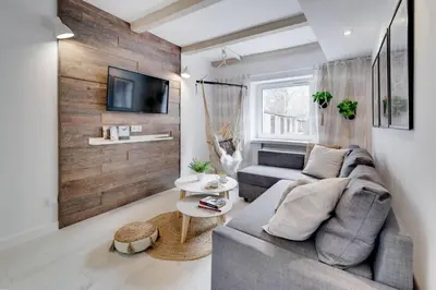 Część wypoczynkowa w obiekcie CZAS NA GÓRY Jedlina-Zdrój. Apartament na 5