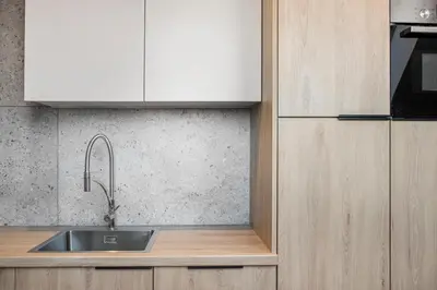 Kuchnia lub aneks kuchenny w obiekcie AS-HOME Dwupoziomowy apartament przy Dworcu PKP PARKING FREE