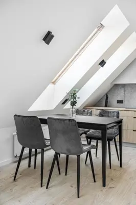 Plan piętra w obiekcie AS-HOME Dwupoziomowy apartament przy Dworcu PKP PARKING FREE