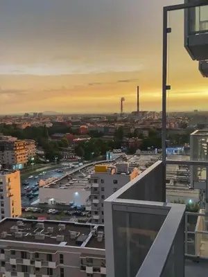 Widok na miasto Wrocław z tego apartamentu