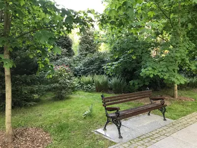 Ogród w obiekcie Apartament Polaniczanka