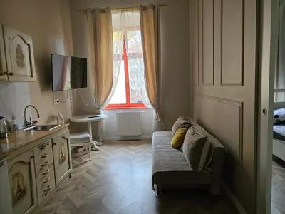 Telewizja i/lub zestaw kina domowego w obiekcie Park Rezydencja