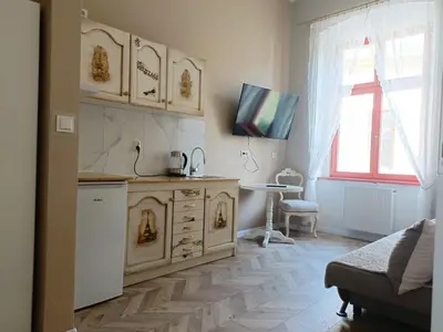 Kuchnia lub aneks kuchenny w obiekcie Park Rezydencja
