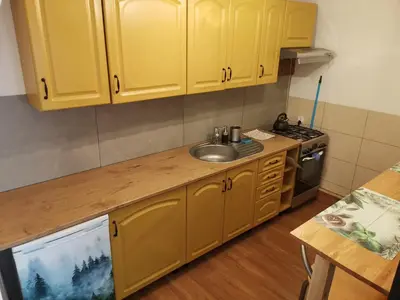 Kuchnia lub aneks kuchenny w obiekcie Przystanek Srebrna Góra