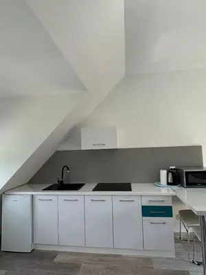 Kuchnia lub aneks kuchenny w obiekcie Apartamenty Zdrój