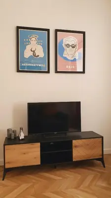 Telewizja i/lub zestaw kina domowego w obiekcie Kurkowa Apartment