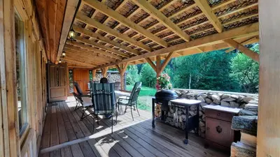 Balkon lub taras w obiekcie Kura pod Złotym Kogutem