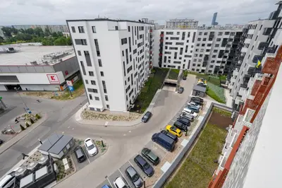 Budynek, w którym mieści się apartament