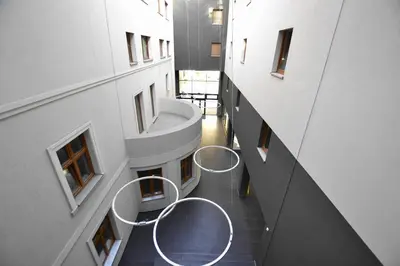 Plan piętra w obiekcie Apartament SZMARAGDOWY z garażem Centrum Gliwic-Klimatyzacja