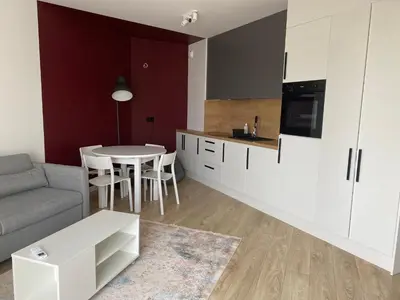 Kuchnia lub aneks kuchenny w obiekcie Gdańska Studio