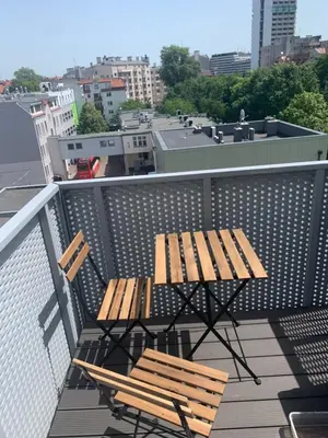 Balkon lub taras w obiekcie Gdańska Studio
