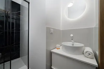Łazienka w obiekcie Apartment Wrocław Braniborska by Noclegi Renters