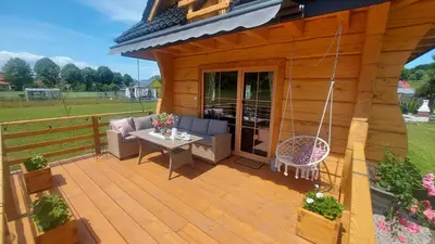 Balkon lub taras w obiekcie Słoneczna Chata z Bali