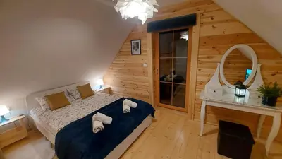 Łóżko lub łóżka w pokoju w obiekcie Słoneczna Chata z Bali